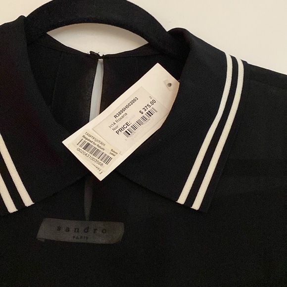 Sandro Black Dress - Size 2 - NWT - Picture 4 of 7